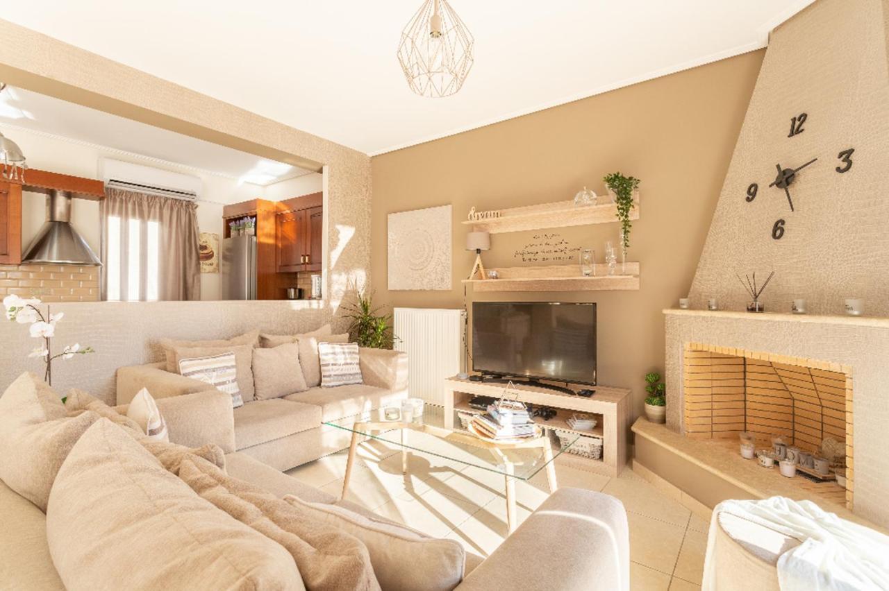 Villa Milo Luxury House -Free Airport Pick Up-10Min Drive Markópoulon Exterior foto